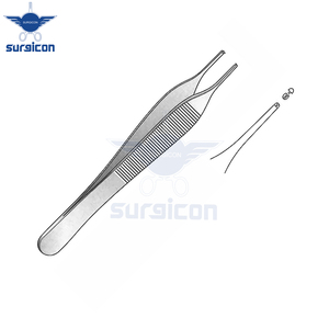 Pinzas de Disección Adson de 12 cm / 4-3/4 Pulgadas con Dientes 1:2, Pinzas Quirúrgicas de Acero Inoxidable para Disección de Tejidos, Cirugía General - Product Image 5