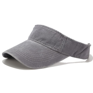 Visera de Algodón Unisex de Primera Calidad, al por Mayor, con Borde Plano, Ajustable, Estilo Liso, para Actividades al Aire Libre, Primavera/Verano, Adultos 2026 - Product Image 3