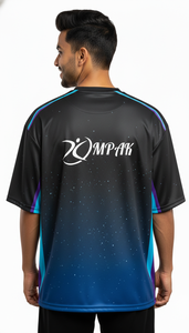 T-shirt tendance surdimensionné à sublimation pour homme, style décontracté urbain - Product Image 4