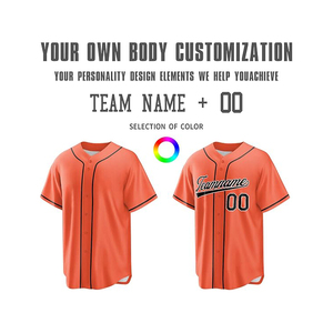 Nouvelle Arrivée 2026 Maillot de Baseball Entièrement Boutonné Chemise de Sport Couleurs d'Équipe Personnalisées Nom et Numéro du Joueur Séchage Rapide Vente en Gros Fabricant - Product Image 5