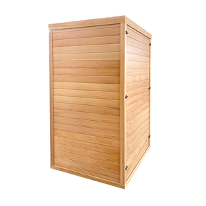 Sauna a Infrarossi 2026 per 1-2 Persone, Stile Occidentale Rosso, Basso EMF, Uso Domestico, Sauna a Legna per Interni, Cabina Sauna in <span class=keywords><strong>Legno</strong></span> - Product Image 4