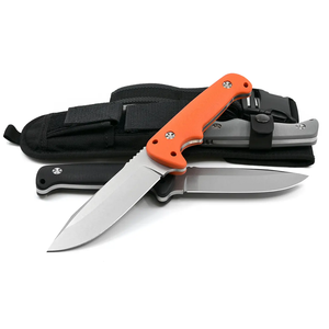 Cuchillos de Caza de Hoja Fija con Mango Ergonómico Naranja y Hoja de Punta Caída para Campismo, Senderismo, Bushcraft y Tareas de Campo - Product Image 6