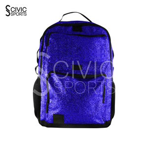 Sac à dos zippé Civic Sports Custom, nouveau design, imperméable, transparent, paillettes brillantes, couleurs bonbons, vintage, 20-36L - Product Image 4