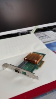 Carte réseau PCIe 2.5G avec puce GRT G225E |   Adaptateur Ethernet SFP à Port Unique pour Serveur et PC