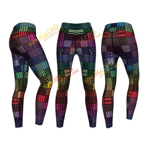 Leggings de yoga de compression sans couture pour femmes, taille haute, extensible, creux et doux, rehaussez votre entraînement avec un pantalon sublimé pour plus de confort - Product Image 5