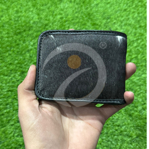 Portefeuille de luxe fait main pour homme en cuir véritable avec finition texture cuir de vachette pour usage quotidien - Product Image 1
