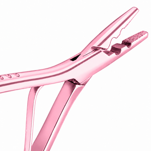 Pinzas Profesionales de Acero Inoxidable para Extensiones de Cabello, para Instalación y Extracción de Anillas Micro - Product Image 4