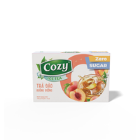 Prix de gros Thé glacé à la pêche en poudre Thé aux fruits rafraîchissant 10 18 bâtonnets par boîte Emballage personnalisé avec logo