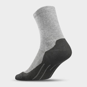 <b>Men's</b> Gray Ankle <b>Socks</b> Knitted Breathable Spandex Polyester Summer Sports Wear Regular Style Solid Pattern Thin Fit - Product Image 5