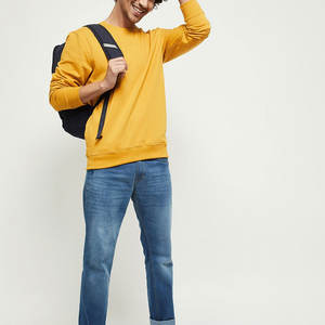 เสื้อสเวตเชิ้ตผู้ชายสำหรับฤดูหนาว ปักลาย ระบายอากาศได้ดี เนื้อผ้านุ่ม ผสมผ้าฝ้าย ปรับแต่งได้ เหมาะสำหรับวันสบายๆ - Product Image 4