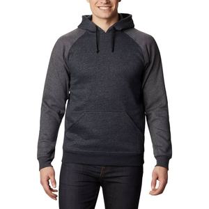 Wholesale Custom Logo Men's Heavyweight Raglan Sleeve Pullover Hoodie Contrast Color Fleece <b>Plain</b> <b>Sweatshirt</b> Streetwear - Product Image 1