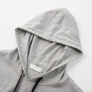 Camiseta con Capucha y Manga Corta para Hombre, con Logotipo Personalizado, Estilo Urbano, Vintage, Informal, Hip Hop, para Verano - Product Image 6