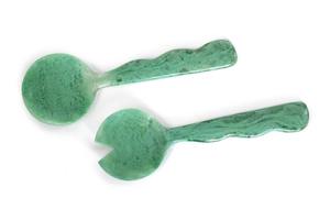Cuillère de service en résine, personnalisée, effet miroir, 10 ml, compatible lave-vaisselle, pour salade, alimentaire, cuisine, salle à manger, maison - Product Image 2