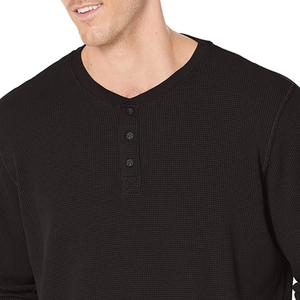 <b>Top</b> High Quality Fashionable <b>Men</b> <b>Henley</b> T Shirt for Sale Cheap Price <b>Men</b> Long Sleeve T Shirt For Casual Wear - Product Image 6