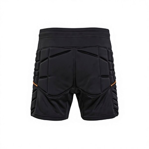 High Quality Custom Men Soccer Training Goalkeeper Shorts Breathable Canvas Professional <b>Athletic</b> Fit Elastic Waist Mid - Product Image 2