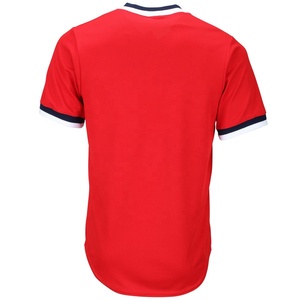 Camisetas de Béisbol Personalizadas al por Mayor para Hombre, Estilo Urbano, Talla Grande, Cuello en V, Transpirables, Estampadas, 100% Personalizadas - Product Image 2