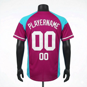 Camiseta de béisbol de diseño único hecha en fábrica, con logo personalizado impreso, para unisex, hecha en Pakistán. - Product Image 2