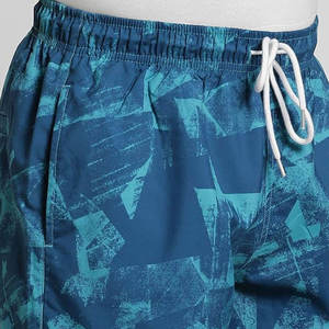 Shorts de Playa para Hombre, Azules, Sólidos, de Secado Rápido, 100% Poliéster, Casuales, de Verano, para Surf y Natación, con Cintura Elástica - Product Image 6