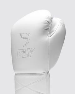 Gants de boxe MMA personnalisables de marque propre, en cuir, professionnels, pour Sanda, avec poignées, unisexes, de haute qualité, légers, blancs - Product Image 4