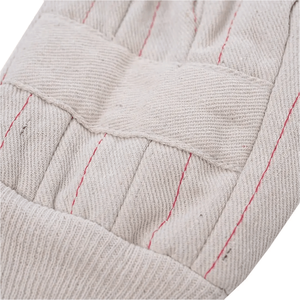 Meilleure vente Gants de sécurité antidérapants résistants aux coupures XL en tissu polaire double tissé, poignet en tricot de toile, gants de travail à prise alimentaire - Product Image 5