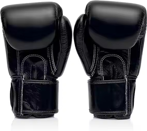 Gants de sparring personnalisés à lacets en cuir PU, gants d'entraînement de boxe professionnels pour MMA, Muay Thai, Kickboxing - Product Image 3