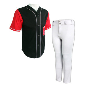 Wholesale High Quality Customized <b>Baseball</b> Uniform <b>Set</b> 100% Polyester Quick Dry Breathable Short Sleeve Custom Colors - Product Image 5