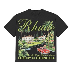 Camisetas Deportivas de Moda con Diseño Personalizado, Alta Demanda, 100% Algodón, Cuello Redondo, Corte Holgado para Hombre, Precio al por Mayor - Product Image 3