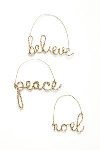 Luxury Metal Leaf Wreath Round Christmas Decoration Handicraft Ornament - Product Image 3