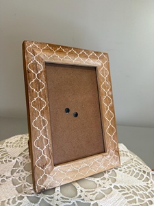 Artisan Made Hand-Carved Wooden Decorative Photo <b>Frame</b> Unique Carving <b>Design</b> Picture Display <b>Frame</b> for Home & Office at Factory - Product Image 4