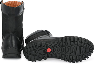 Bottes en cuir pour hommes, haute durabilité, à lacets, avec semelle intérieure rembourrée, semelle antidérapante, parfaites pour le travail décontracté en extérieur - Product Image 5