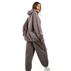Conjunto Deportivo Informal Personalizado para Mujer, Sudadera y Pantalones Deportivos Transpirables de Secado Rápido para Invierno - Product Image 3