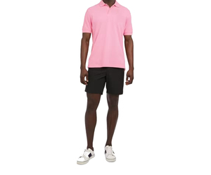 Polo de golf pour homme en polyester Dry Fit, tissu extensible haute performance, avec poche, respirant - Product Image 1