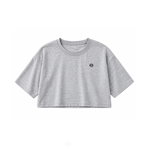 เสื้อครอปท็อปผู้หญิงคุณภาพสูงสำหรับฤดูร้อน เสื้อยืดลำลองใส่สบายสำหรับผู้หญิง รับผลิตแบบ OEM พร้อมสกรีนโลโก้ตามสั่ง เสื้อครอปพิมพ์ลายสำหรับผู้หญิง - Product Image 2