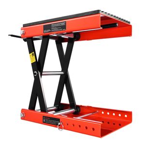 Martinetto a Forbice per Moto in Acciaio Rinforzato con Capacità di Carico di 1200 libbre, Piattaforma Larga e Altezza di Sollevamento di 15 Pollici - Nuovo - Product Image 3