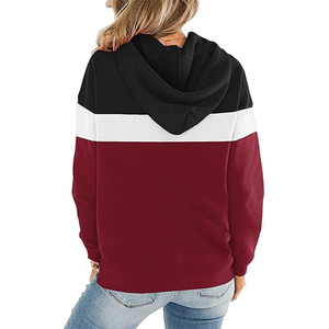 Hiver 2026 Sweat-shirts à capuche pour femmes personnalisés en polaire épaisse, coupe oversize, unisexe, style vintage, avec impression en relief cristalline sur le devant - Product Image 3