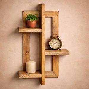 High Quality Wooden Floating Wall <b>Shelf</b> For Decorative Display Storage Organization And Modern Interior Decoration - Product Image 4