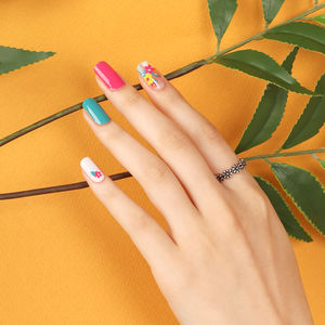 Tiras de Gel para uñas, diseño de flores, pegatinas fáciles de usar para salón de belleza, alta calidad, hecho en Corea, decoración de artículos de moda - Product Image 6