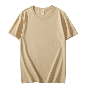 T-shirt en coton extensible de haute qualité pour femmes, col rond, manches courtes, respirant - Product Image 3