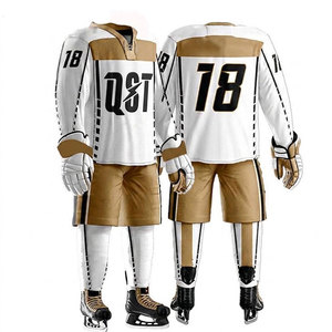 Nuevo Conjunto de Uniforme de Hockey sobre Hielo de Alta Calidad, Último Diseño, Técnica de Bordado, 100% Poliéster, Secado Rápido - Product Image 1