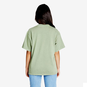 Camiseta de algodón auténtica de manga corta con cuello redondo y logo de Ladies Heritage, corte regular, informal - Product Image 3