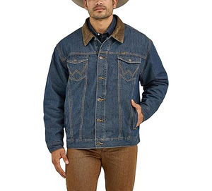 Chaqueta vaquera de corte cowboy para hombre, forrada, estilo western - Product Image 5