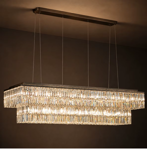 Luxury Hanging Chandelier Crystal LED Ceiling Pendant <b>Light</b> Modern Decorative Fixture For Villa Hotel - Product Image 1
