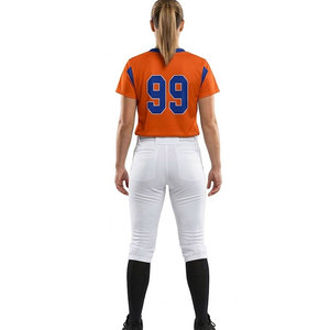 Uniforme de softball de qualité supérieure pour femmes, respirant, léger, confortable, tissu absorbant la transpiration, durable, 100% polyester - Product Image 4