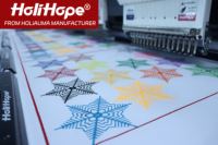 Machine à broder industrielle multifonctionnelle à 4 têtes et 12/15 aiguilles, modèle distributeur, pour les entreprises de broderie