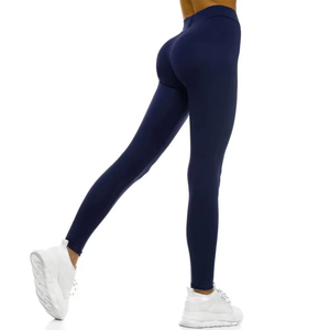 Leggings de yoga en coton biologique personnalisés avec logo, élastiques et chauds pour l'hiver, pour femmes - Product Image 1