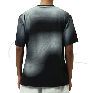 เสื้อยืดลายฟอกสีสไตล์ล่าสุดสำหรับผู้ชาย เสื้อยืดแฟชั่นฟอกสีสำหรับผู้ชาย เสื้อยืดฟอกสีสีพื้นสำหรับผู้ใหญ่ - Product Image 4
