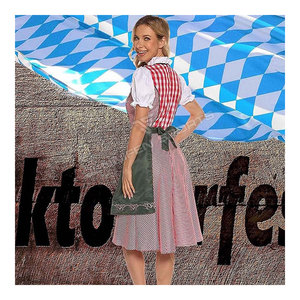 Women's Traditional German <b>Halloween</b> Echo Oktoberfest Dirndl <b>Skirts</b> Bavarian Beer Outfits Maid TV & Movie Costume - Product Image 4