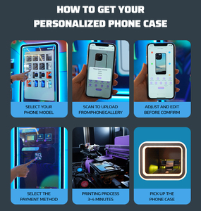 Elegante Máquina Expendedora de Fundas para Teléfonos Móviles con Personalización por Impresión UV de Alta Gama para Centros Comerciales Interiores - Product Image 3