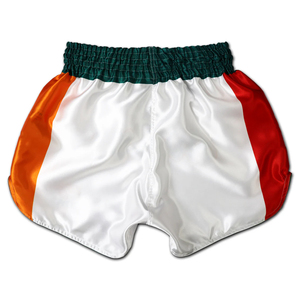 Shorts de Muay Thai pour hommes personnalisés, respirants, taille mi-haute élastique, en nylon/polyester, pour entraînement de MMA, kickboxing et combat - Product Image 3