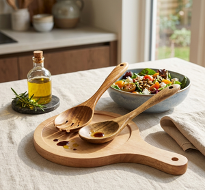 Modern Eco-Friendly Acacia Wood <b>Soup</b> <b>Spoon</b> Factory Direct Handmade Natural Polish Food-Safe Kitchenware - Product Image 4